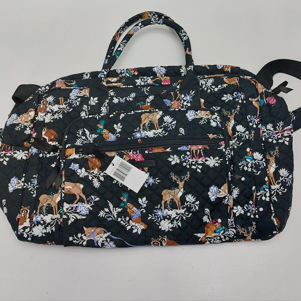 Vera Bradley Weekender Merry Mischief NWT